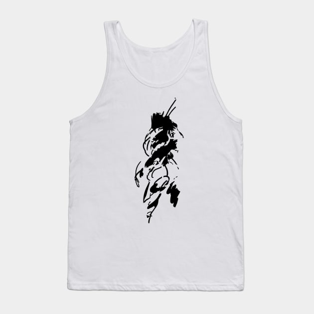 Indian Headman Minimal Inkart / Vintage Look Tank Top by Nikokosmos